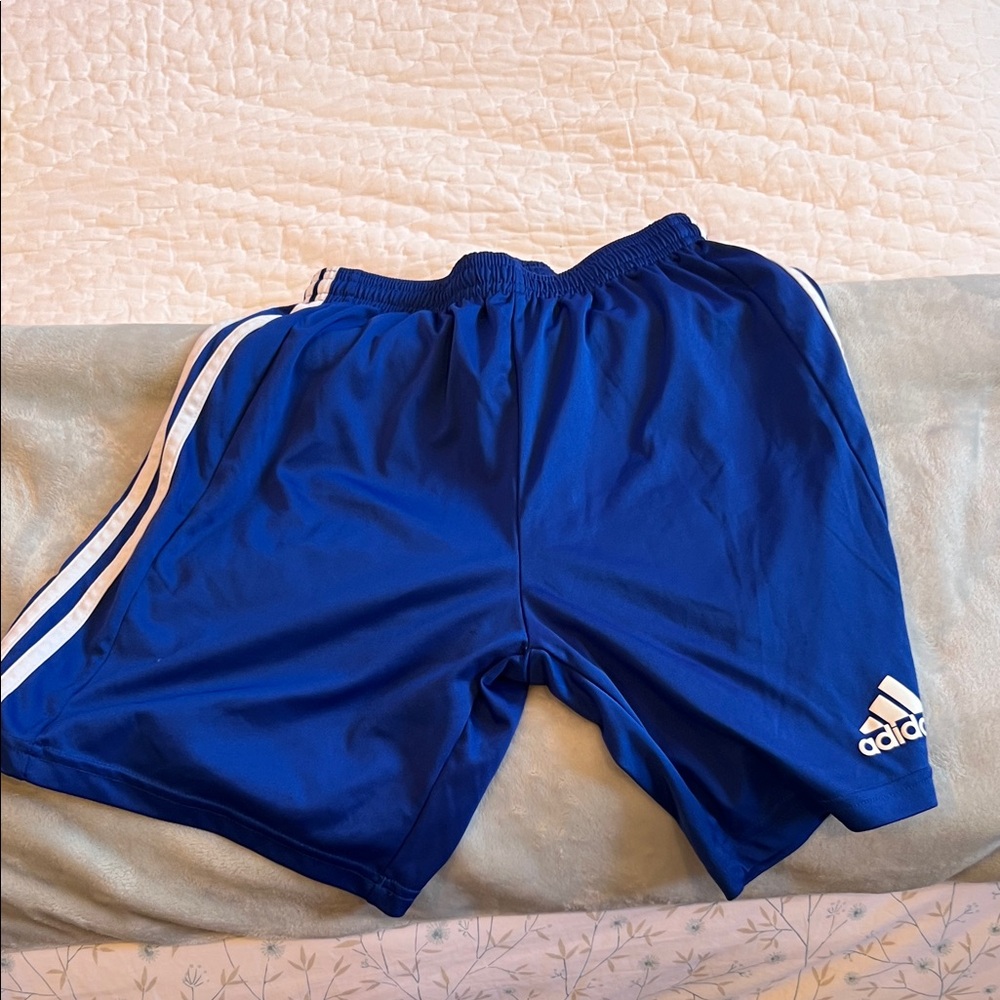 Adidas Royal Blue Athletic Shorts